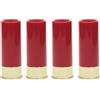 CUSROS Caccia a tema Shot Glasses Shot Bicchieri da vino 4 pz 12 Gauge Shot Bicchieri di plastica per uso alimentare Tazza di vetro da tiro Caccia a tema Bicchieri da vino Set Rosso