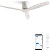 CREATE / WINDCALM DC/Ventilatore da soffitto con WIFI con motore DC bianco/Silenzioso, timer