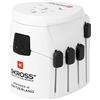 Skross PRO - World Universale Universale Bianco adattatore per presa di corrente
