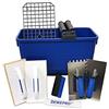 DEWEPRO® Set di lavaggio per piastrelle, 10 pezzi, M - 22 l, spugna - gomma per fughe, spatola dentata 10 x 10 mm