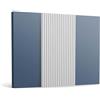 Orac Decor Orac 3D Rivestimento murale WX210-2600 REED 260 cm x 1,3 cm x 25,5 cm Polistirene estruso (HDPS) primerizzato