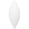 OSOLADY Paralume in Plastica Pp Bianco G4 Coprilampada di Ricambio Elegante e Raffinato per Lampade da Comodino, Crea Atmosfera Calda e Ambiente Accogliente in Casa