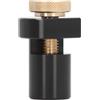 Naroote Fermo per Tavolo Banco, Vite a Testa Zigrinata in Acciaio Resistente all'ossidazione 19mm Cane Banco Multiuso per Marcatura Ausiliaria (BLACK)