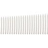 XAGMODSHN Tastiera in argento per chitarra elettrica, 24 tasti, 2,5 mm, ricambio per tastiera, confezione da 22 pezzi