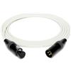 enoaudio Mogami 2534 Quad Professionel Studio Cavo Microfono Simmetrico | Neutrik Gold XLR Female - XLR maschio | HiFi, Bianco, 0,5 m