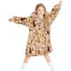 Gifts Treat Felpa Oversize Bambini Ragazza Felpa Bambino Felpa Sherpa Soffitto Coperta Felpata con Cappuccio Morbida Calda
