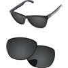 PapaViva Lenti di ricambio per Oakley Frogskin OO9013, Nero grigio, Frogskin