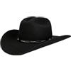 Stetson Llano Wool 4X Cappello Western unicolore Prodotto negli USA Uomo Autunno Inverno