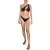 Lovelegis Costume da Bagno Donna Due Pezzi Bikini in Tessuto Mare Spiaggia Piscina Asimmetrico Vita Alta SGAMBATO Pushup Reggiseno con Ferretto Imbottito