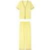 Women'secret Lungo Pyjama Multilicense Nostalgia Pigiama Donna, Giallo, S