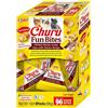 INABA Churu Cat Fun Bites Chicken with Tun and Cheese 8x12g wraps con pollo, tonno e formaggio per gatti