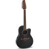 Applause Chitarra - Chitarre Elettroacustiche Ab2412ii Mid Cutaway 12-string - Black S...