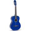 PURE GEWA Chitarra Classica - Chitarra Classica Basic - 4/4 Blu Trasparente