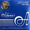 Adamas Basso - Corde Per Basso Acustico Nuova Coated - Set 4 Corde Med - 5300nu-m
