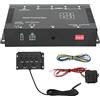 Vroomoto Splitter Video a Quadruplo, di Telecamere di Backup a 4 AHD DC12V 24V, Adatto per Scuolabus, Camion, Barche, Supporta la Sovrapposizione Dell'ora della e Altro, Telecomando,