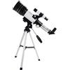 Generico Telescopio Astronomico 150x Professionale 70mm in Lega di Alluminio