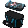 PDP Custodia da viaggio GLOW Mario Kart Dritf Overnight Case Nintendo Switch, Kart Drift, Nero e blu