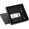 Parure con agenda giornaliera 9 x 14 cm e penna personalizzabile Calamus Black Day personalizzate o neutre