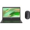 ACER - Chromebook 14 pollici CBOA314-1H-C5GY + Mouse, Intel Celeron N4500, RAM 4 GB, UHD Graphics, Bluetooth 5.0 - Nero