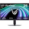 LG ELECTRONICS LG UltraGear 25G523B-B Monitor Gaming, 25 ", Full-HD, 1920 x 1080 Pixel, tempo di risposta 1 ms, refresh rate 200 Hz