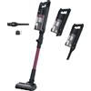 Hoover HF1M10HX 011 Aspirapolvere a bastone 2 in 1 Batteria Secco EPA Senza sacchetto 0,7 L 200 W Magenta, Nero