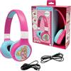Lexibook - Mattel Barbie - Auricolare 2-in-1 Bluetooth 5.0 e a Filo con Microfono e Pulsante di Controllo, Batteria Ricaricabile a Lunga Durata HPBT010BBLXB