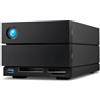 LaCie 2big Dock array di dischi 48 TB Desktop Nero [STLG48000400]