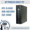 HP ProDesk 600 G2 Desktop PC Cpu i5-6500 Ram 8gb DDR4 SSD 240gb Win11 Pro