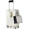 KONO Trolley da Cabina M in PC con Telaio in Alluminio Senza Cerniera