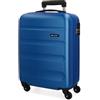 ROLL ROAD Trolley Rigido Cabina 55M, Flex Azzurro