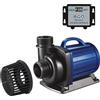 AQUAFORTE DM-10.000 Vario S, 34 - 85 W, Portata 6 - 10 m3 all'ora, Altezza di mandata 5,5 m, Regolabile con Controller Esterno. adatto Come Pompa per laghetto o Come Pompa a Cascata