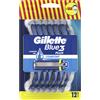 Gillette Blue3+ Rasoi usa e getta, 12 pz