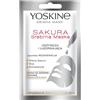 Yoskine Geisha Mask Maschera in Tessuto Argento, Sakura 20 ml
