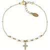 Amen Gioielli Bracciale Donna Amen CROCE in Acciaio Gold codice ACBR818377G