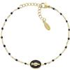 Amen Gioielli Bracciale Donna Amen MIRACOLOSA in Acciaio e Smalto codice ACBRMISMGN