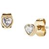 Amen Gioielli Orecchini Donna Amen CUORE in Acciaio Gold codice ACE815625G