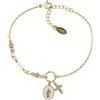 Amen Gioielli Bracciale Donna Amen MIRACOLOSA in Acciaio Gold codice ACBR818400G
