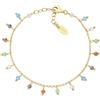 Amen Gioielli Bracciale Donna Amen CHANDELIER RAINBOW in Argento 925 Gold codice BRGRGM2