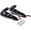 Fydun 1 paio di paramani universali per manubrio per moto LED (nero)