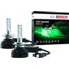 Bosch H7-Powerlight+ - Lampadine LED Retrofit per Fari - Solo Uso Fuori Strada - 12 V 30 W, 6000 K, Luce Bianca Fredda, Montaggio Semplice, Durata fino a 2000 Ore - Confezione da 2 Lampadine