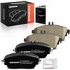 Frankberg Set di pastiglie freno comprensivo di 4 pastiglie freno | Compatibile con: Classe A W176, CLA Shooting Brake X117, CLA Coupé C117, Classe B W242 W246, Classe GLA X156