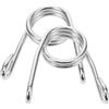 TINEASUR per Sedili Moto 2 Pezzi in Metallo Cromato Retrò | Supporto a Clip per Sella Monoposto, Assorbimento Urti, Montaggio Rapido, per Moto Custom e Chopper