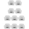 KIMISS 10 pz Interni Trim Modanatura Clip Porta Fermo Trim Finisher Clips Auto Porta Inserto Trim Striscia Passacavi Clip Intarsio di Carta per E46 E90 E91 E92 E93