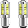 MSCHENZW Super Led 1157 P21/5W BAY15D lampadine LED con chipset 33SMD 5730 per freno, turn, parcheggio, retromarcia e backup, (2)