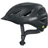 ABUS Urban-I 3.0 MIPS city helmet - casco da bici con protezione dagli impatti, luce posteriore, visiera e chiusura magnetica - per uomo e donna