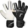 Reusch Guanti da portiere professionale adulti | Protezione delle dita | ottima presa, traspiranti, allenamenti e partite, erba sintetica e naturale, Taglie 7,5-12, Attrakt Gold X NC Finger Support