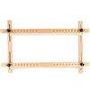 Yechiry Telaio da Ricamo in Legno 60x100cm, Kit di Cerchi a Punto Incrociato di Forma Quadrata Supporto da Ricamo Regolabile Accessorio da Cucito Fai da Te per Ricamo, Cucito e Punto Croce