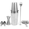Losueeun Set di frullatori per cocktail, , strumenti da bar con ricetta cocktail, beccuccio, pestello, jigger