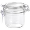 Bormioli Rocco Fido, vasetto in Vetro con Chiusura a Leva, 200 ml, Rotondo, Barattolo per Dessert, Alimenti, Conserve