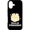 Dim's Designs Italy Custodia per iPhone 17 Ricco di Intenzioni - Ironia sul Costo della Vita